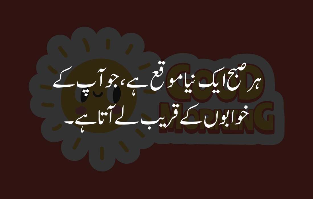 Good Morning Quotes in Urdu English